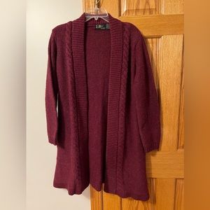 LeRoy knitwear vintage cardigan, 100% wool, M